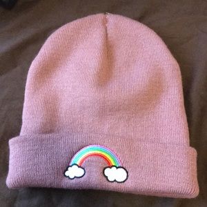 Rainbow beanie